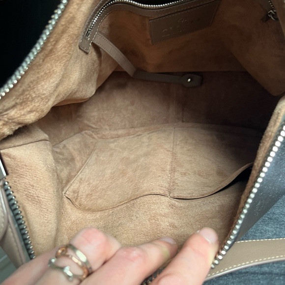 1Atelier small hobo in Anthracite Nappa - Picture 2 of 9